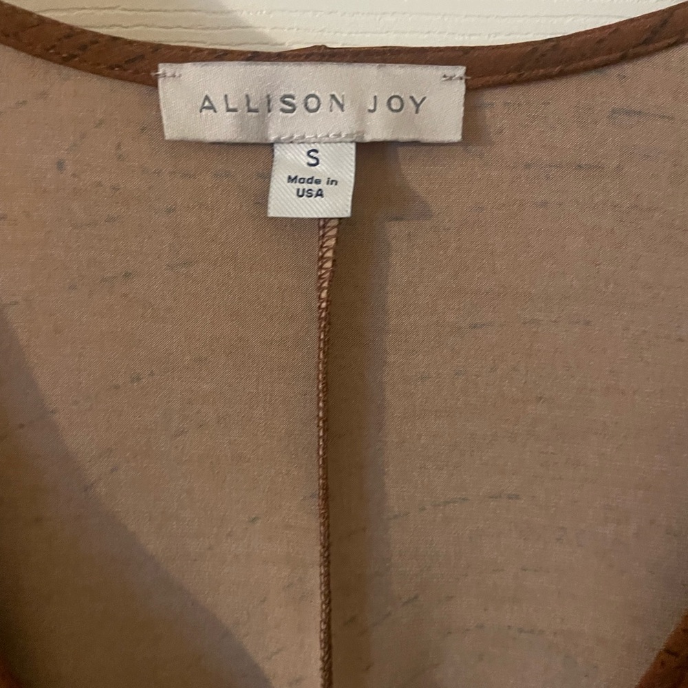 Katy’s Dolman Top Evereve Small V-neck Brown/Black - Picture 8 of 8
